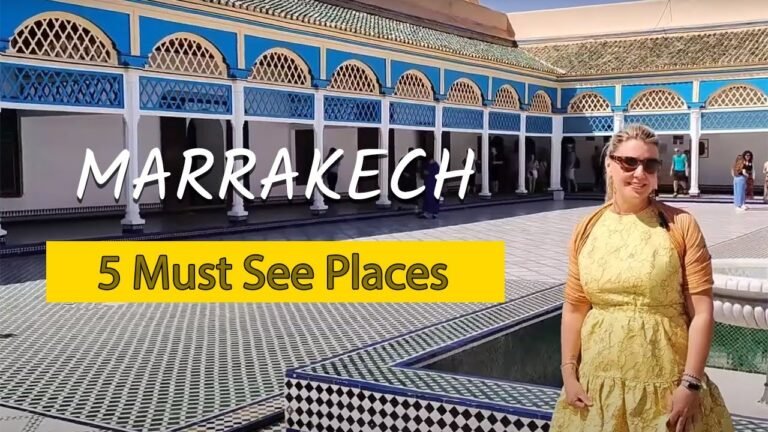 Marrakech, Morocco: 5 MUST SEE places. A weekend travel guide.